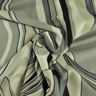 Lycra print - Grey colored art